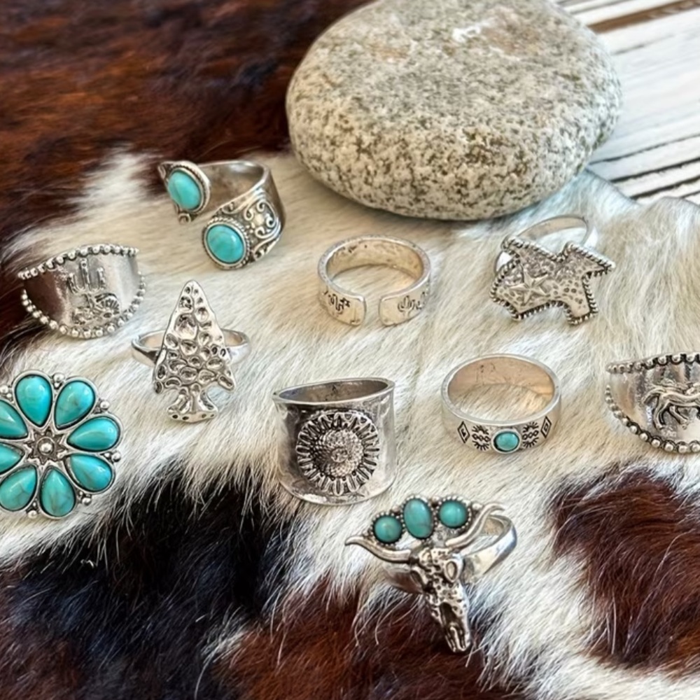New western ring set